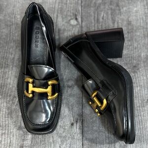 Boden Iris Snaffle Heeled Loafers [S0277]